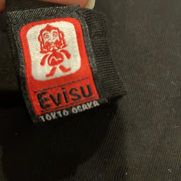 EUC Authentic EVISU T-shirt Evergreen Japan Streetwear Brand Size Medium - Picture 8 of 9